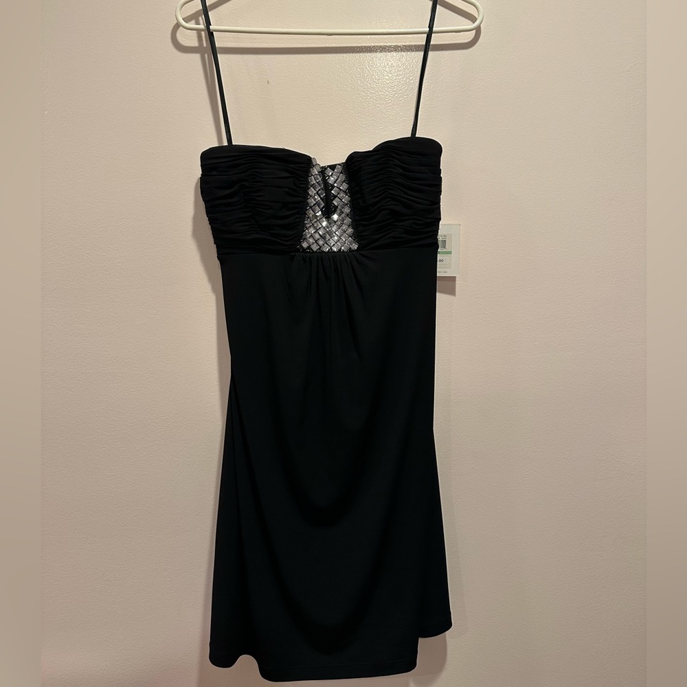 Calvin Klein - Luxury Black Strapless Mini Dress